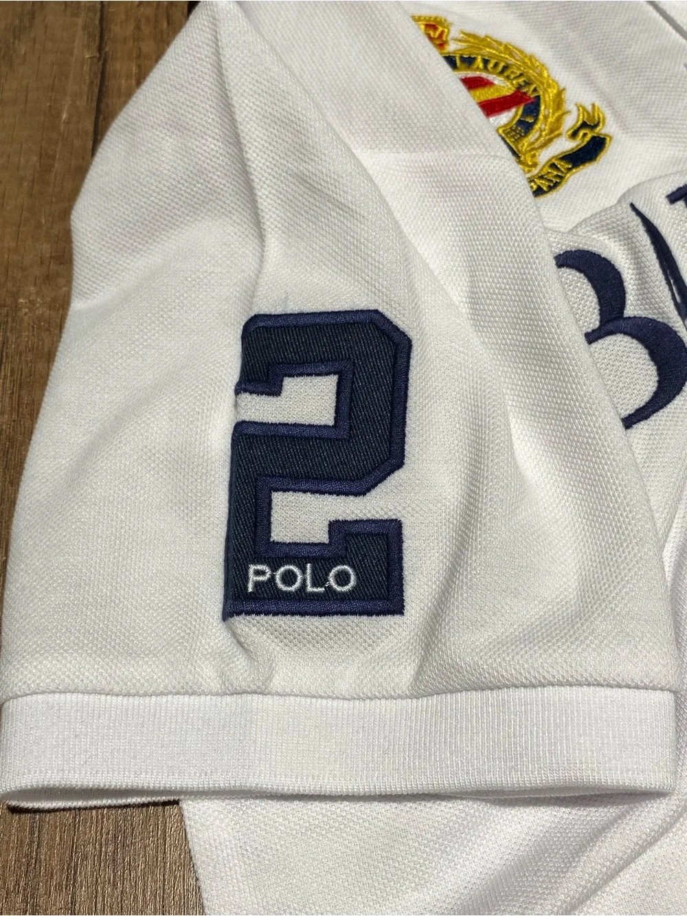 Polo Ralph Lauren White Barcelona Spain Polo Shirt Slim Fit Brand New Mens